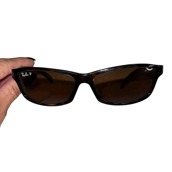 Ray Ban Black Tortoise Shell Printed Sunglasses Unisex - Picture 2 of 9